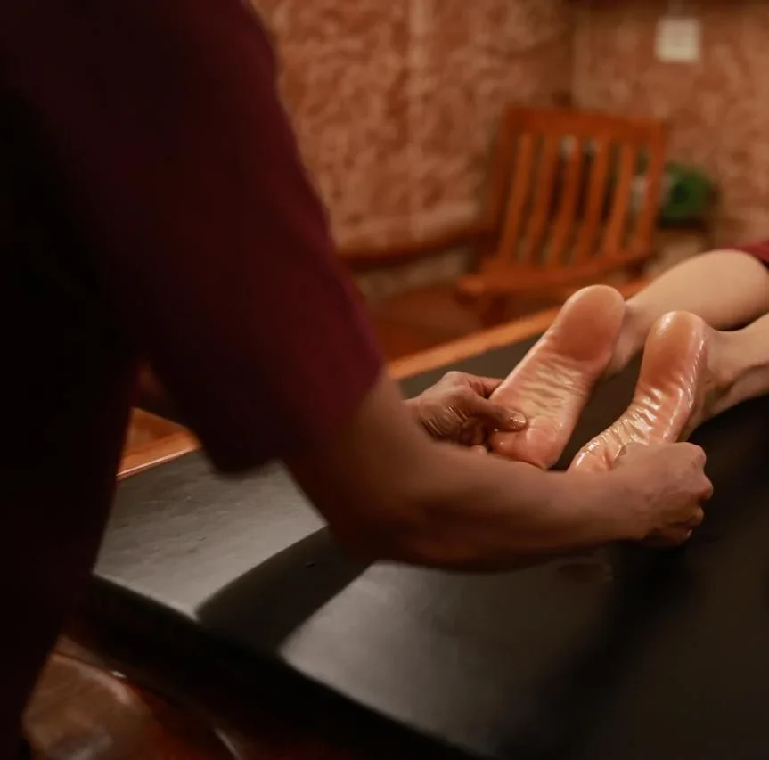 Relaxing wellness treatment