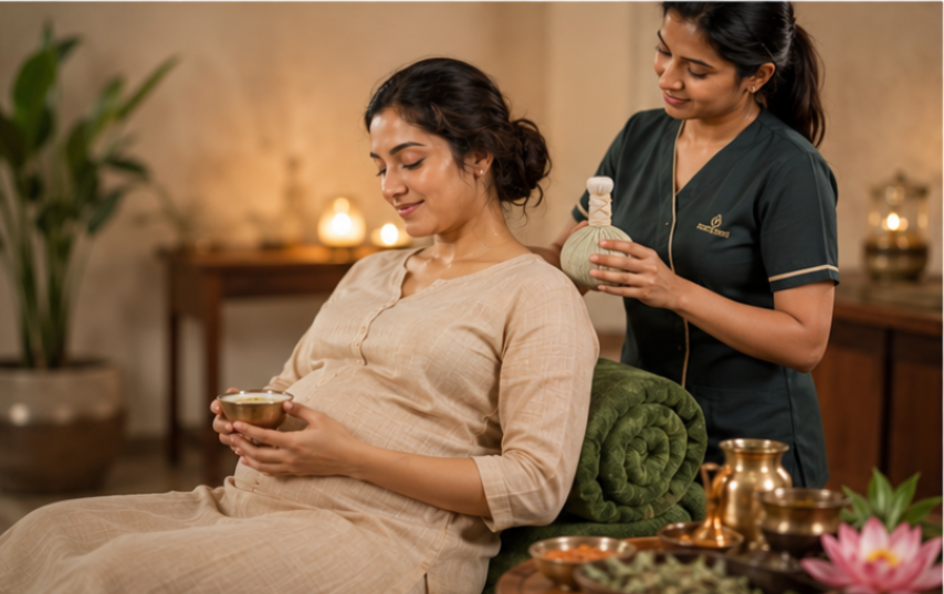 Mother and newborn bonding