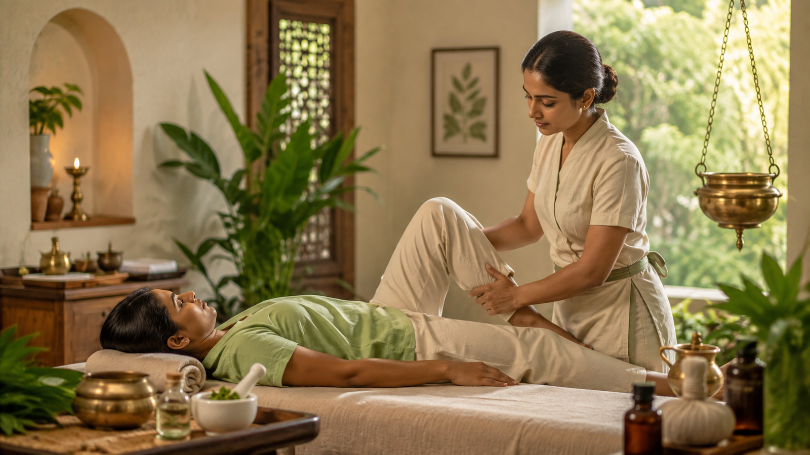 Ayurvedic physiotherapy at Anzee