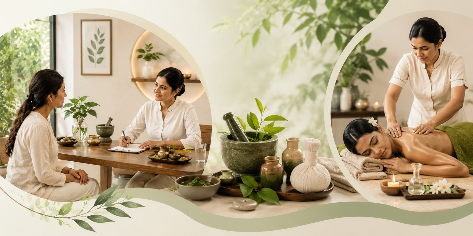 Purvakarma and Panchakarma therapy session at Anzee Ayurveda